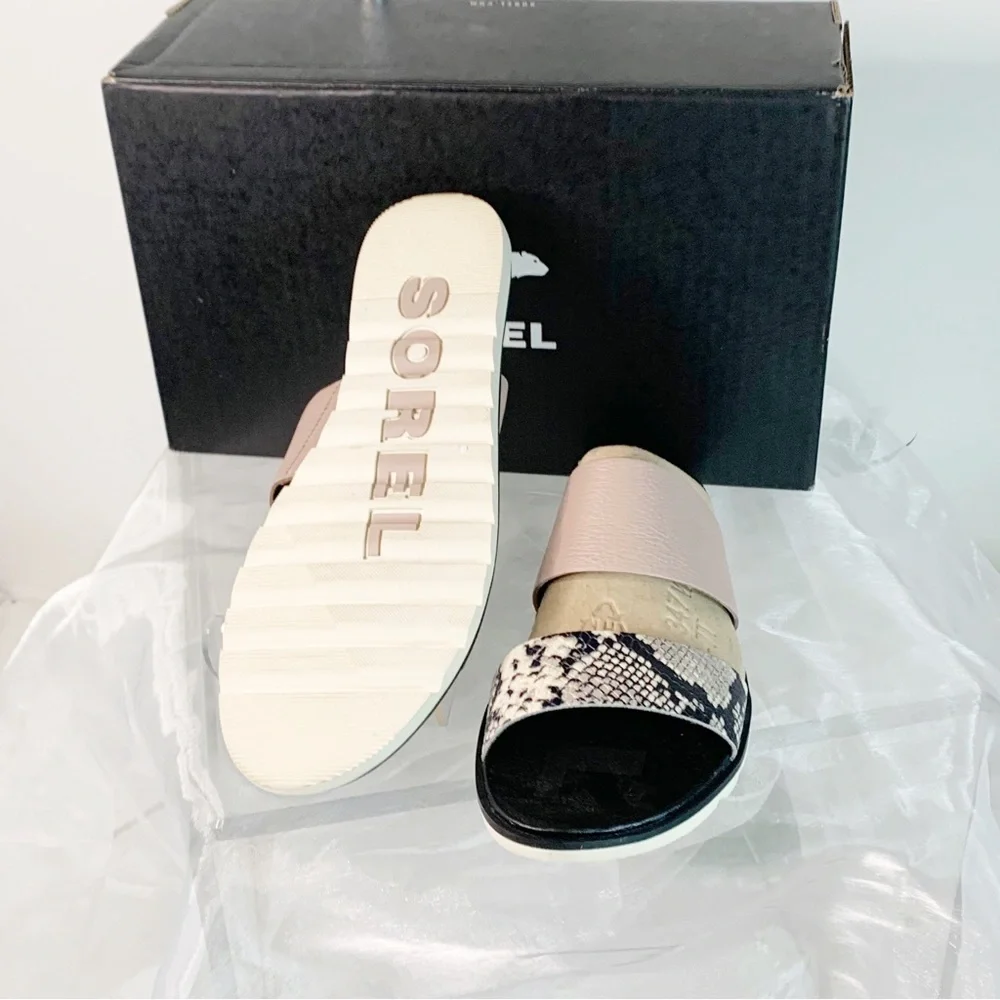 Sorel Women’s Ella ll Slide Sandals Mauve Vapor - Picture 6 of 6